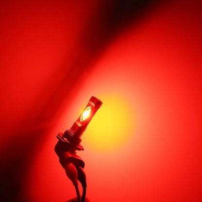 Alla Lighting 3800lm PGJ13 Base 889 881 LED Fog Light Bulbs, Red Xtreme Super Bright H28 886 888 894 896 898 ETI-SMD Replacement