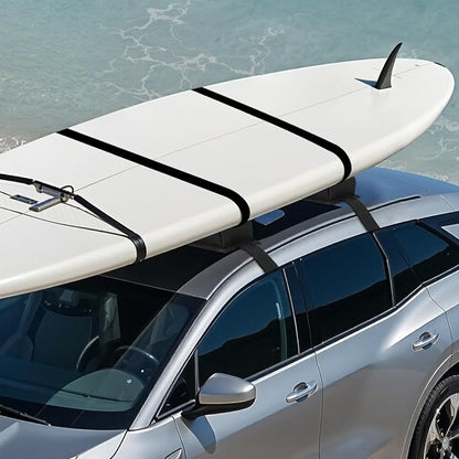 VEVOR Soft Roof Rack Pads, 15.5-Inch Universal Car Roof Rack Pads, 176LBS Loading Capacity Luggage Kayak Carrier with Portable Storage Bag for SUP Canoe Snowboard Paddle Board Surfboard