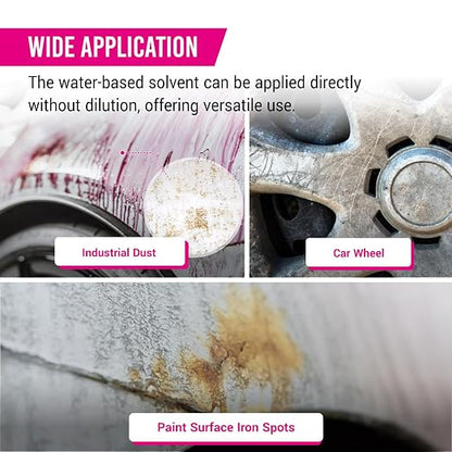 H.O.W Polish Iron Remover - Iron Out Remover Spray for Car Detailing | Remove Iron Particles in Car Paint, Motorcycle, RV & Boat | Use Before Clay Bar, Wax or Wash