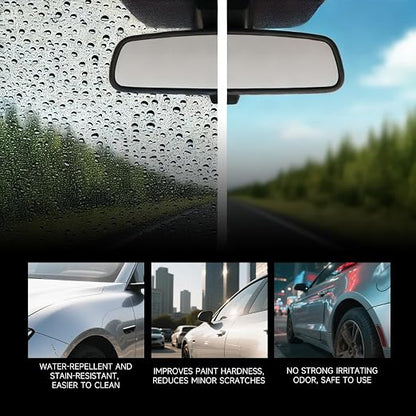 Nano Ceramic Coating for Cars, Nano Quick Coat Restores, Revolutionary Nano Spray for Car Detailing, Deep Gloss Shine and Long-Lasting Polish (2Pcs)