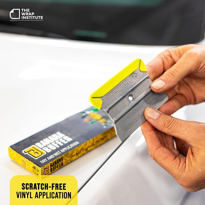 The Wrap Institute - Banana Buffer - for Wet or Dry Vinyl/PPF Applications - 10 Pack