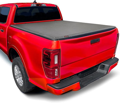 MaxMate Soft Tri-fold Truck Bed Tonneau Cover Compatible with 2019-2023 Ford Ranger | 6' (73") Bed | TCF371067
