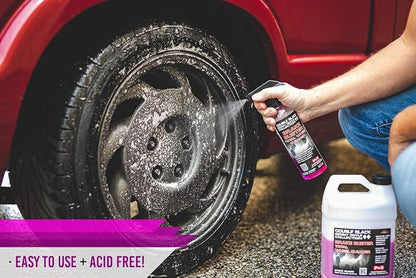 P & S PROFESSIONAL DETAIL PRODUCTS - Brake Buster Wheel and Tire Cleaner - Non-Acid Formula Safe For All Wheel Types, Removes Brake Dust, Oil, Dirt, Light Corrosion - 1 Quart