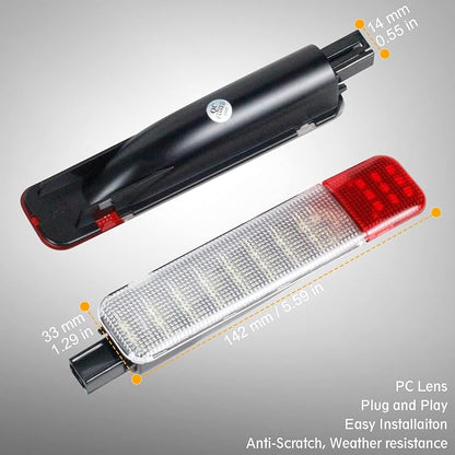 NDRUSH LED Interior Door Light Door Panel Courtesy Light Ice Blue Step Light Assembly Compatible with 1999-2006 Silverado/Sierra 1500 Yukon 1995-1999 C1500 C2500 C3500 2001-2006 3500 2500HD