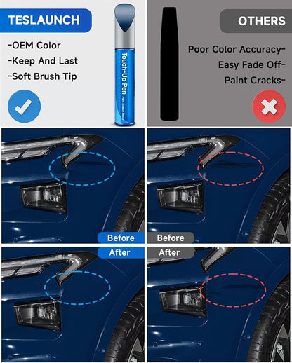 8S6 Dark/Nautical Blue Metallic Touch Up Paint Compatible with Toyota Exact Match Touch Up Paint Car Scratch Repair