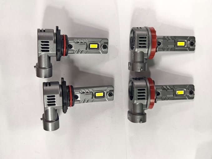 SEALIGHT 𝐇𝟏𝟏/𝐇𝟗/𝐇𝟖 and 𝟗𝟎𝟎𝟓/𝐇𝐁𝟑 Fog Lights Combo, 100,000LM Wider Driving Vision, 9005 H11 Fog Lights with Cooling Fans, Plug and Play, Pack of 4