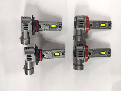 SEALIGHT 𝐇𝟏𝟏/𝐇𝟗/𝐇𝟖 and 𝟗𝟎𝟎𝟓/𝐇𝐁𝟑 Fog Lights Combo, 100,000LM Wider Driving Vision, 9005 H11 Fog Lights with Cooling Fans, Plug and Play, Pack of 4