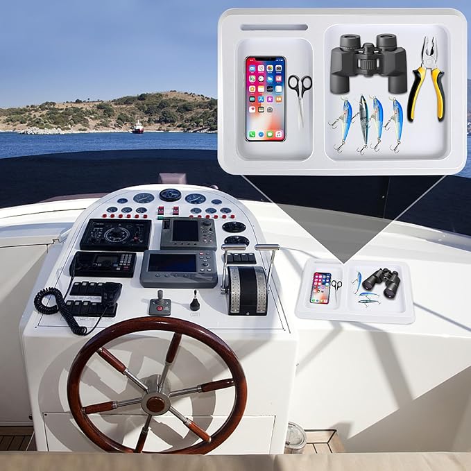 EVA Foam Boat Dash Pad, Anti-Slip Boat Dash Organizer Perfect for Fishing Center Consoles (6Color,2Size)
