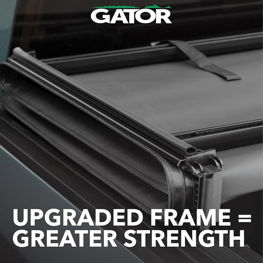 Gator Soft Tri-Fold Truck Bed Tonneau Cover w/Gear Straps | 61315 | Fits 2017-2026 Ford F250/F350 Super Duty 6' 10" Bed (82)