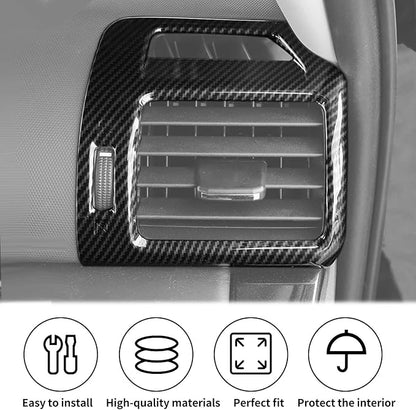 JWWY Interior Trim Kit Auto Interior Dress-Up Kit Decor Set Center Console Gear Shift Dashboard Panel Cover Trim for 2010-2019 Toyota 4runner Interior Accessories, ABS Carbon Fiber 28pcs
