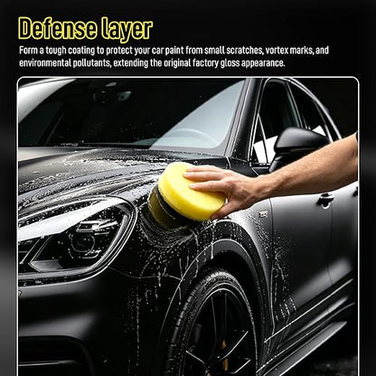 Scratch Remover for Vehicles, Car Scratch Remover Kit with Sponge, Upgrade Car Scratchs Remover for Deep Scratches in 60 Seconds, Quick Fix Removal Paste for Repair Scratche and Restore Shine (2pcs)