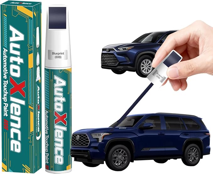 Blueprint(8X8) Touch Up Paint Compatible with Toyota Car Paint Pen Scratch Repair Automotive Scratch Remover Fix Exact Color Match