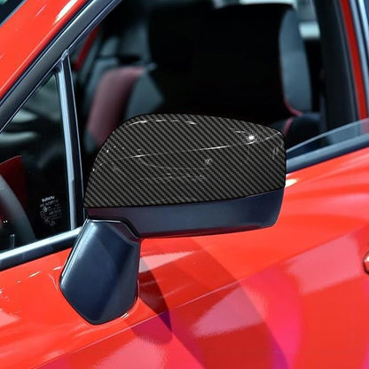HIGH FLYING Car Exterior Rear View Side Mirror Cap Cover ABS for Subaru WRX STI 2015-2021 (without Turn Signal Lights)
