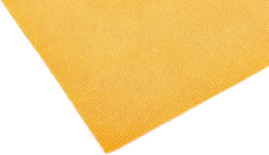 The Rag Company - The Edgeless Pearl - Professional Microfiber Detailing Towel for Ceramic Coating Leveling and Sealant Removal, Scratch-Free with No Tags, 320gsm, 16in x 16in, Orange - 12-Pack