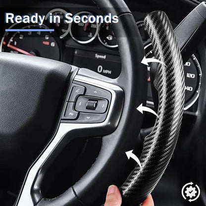 Steering Wheel Cover for Chevy Silverado 1500 2019-Present/ 2500 3500 2020-Present/Blazer 2019-Present (Gasoline Models)/ Suburban Tahoe 2021-2024, Car Steering Wheel Cover Accessories for Chevrolet