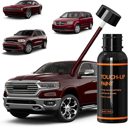 PRV/NRV Octane Red/Delmonico Red Touch Up Paint for Dodge, DIY Car Paint Scratch Repair Kit, Automotive Paints, Quick & Easy Fix Scratch Repair for Challenger/Durango/Grand Caravan/Charger/RAM