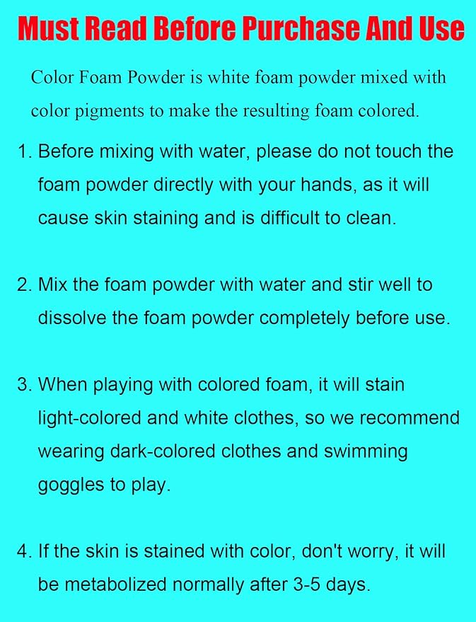 LANGXUN 2.2 lbs Green Foam Machine Powder Pack - Makes 80 Gallons of Long-Lasting Foam Water, Ideal for Outdoor Party Camps and Concert Solutions