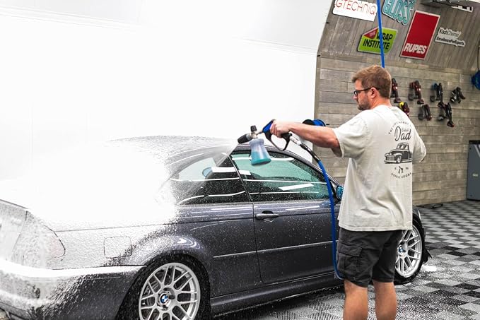 Armour Detail Supply Shampoo+ High-Foaming pH Neutral Shampoo, Professional Automotive Cleaning, Compatible with Foam Cannons or Bucket Washes - 16oz Bottle