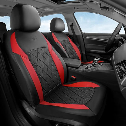 Coverado Car Seat Covers, Front Seat Covers, 2 Front Automotive Seat Cover, Mesh Breathable Seat Protectors, Universal Fit for Most Cars