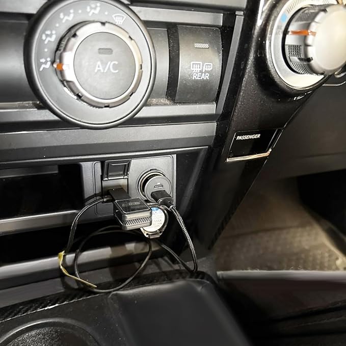 Flgocexs USB Splitter USB Power Data Adapter Y-Cable Black for Android Auto Wireless Carplay Adapter Cable carplay