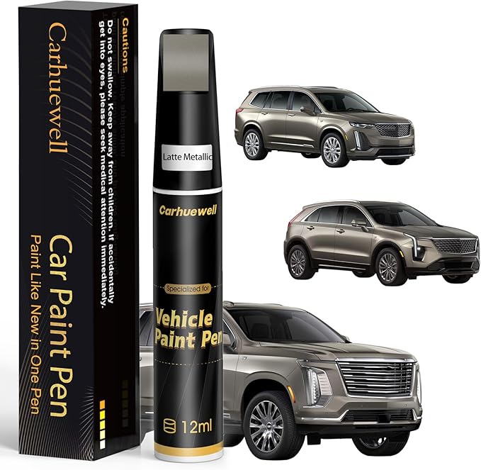 Touch Up Paint for Cadillac Latte Metallic(G5D/WA615G) Car Touch Up paint Genuine Exact Color Code Compatible With Cadillac Vehicle