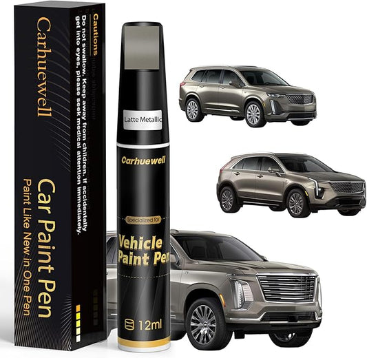 Touch Up Paint for Cadillac Latte Metallic(G5D/WA615G) Car Touch Up paint Genuine Exact Color Code Compatible With Cadillac Vehicle