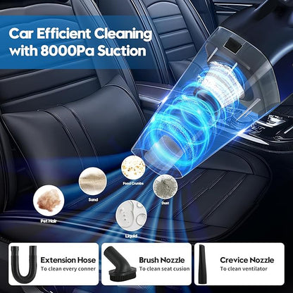Qydipclin 39Pcs Car Detailing Kit, Car Detailing Brush Set, Car Wash Cleaning Kit, Car Detailing Brushes, Professional Car Care Kit for Interior Exterior Wheels, Blue