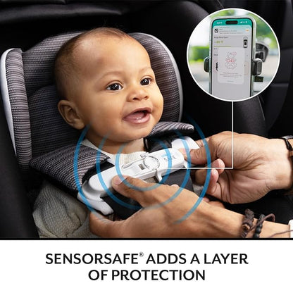 Evenflo Revolve180 LiteMax NXT Rotating Rear-Facing Lightweight Preemie and Infant Car Seat 3-30lbs with Green & Gentle. Easy Install with Base (Anchor Gray)