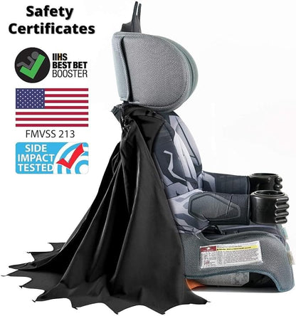 KidsEmbrace 2-in-1 Car Seat | Forward-Facing Harness (26.5–65 lbs) & Booster Mode (40–100 lbs) | Latch | Premium Fit with Multi-Position Headrest, Harness & Recline