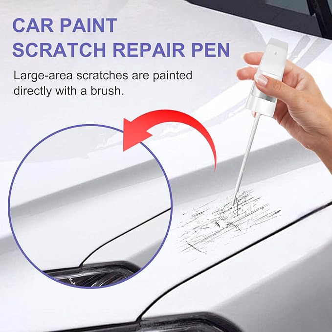 Touch Up Paint for BMW Glacier Silver(A83)-Exact Match–Chips and Nicks TouchUp Paint Pen Scratch Repair Car Accessories Car Paint Pen for Erase Car Scratches