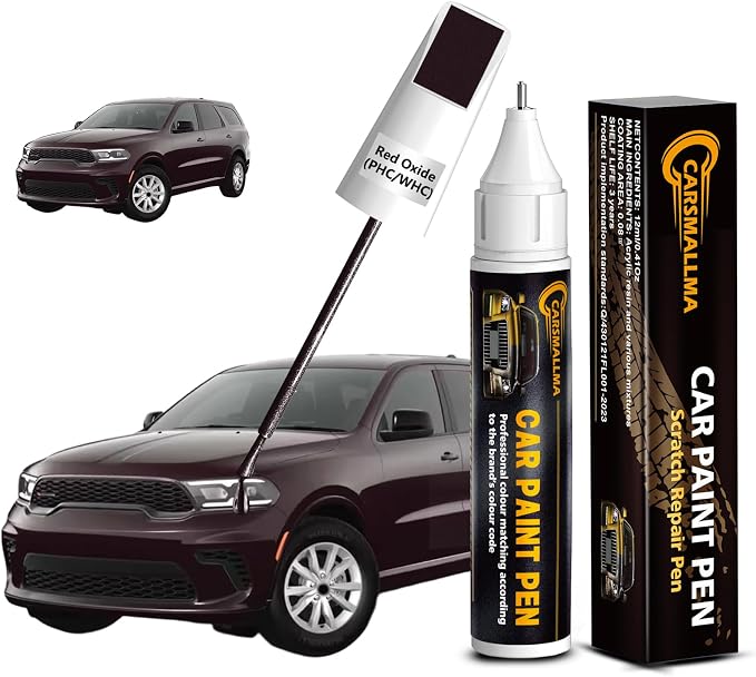 Red Oxide(PHC/WHC) Car Touch Up Paint for Dodge, Color Accurate Car Paint Scratch Repair Pen Kit Quick & Easy Fix Vehicle Chips and Automotive Nicks Scuff