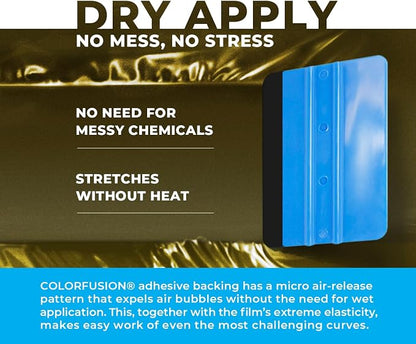 ColorFusion PPF by VViViD, Gloss Midnight Sun Dry Apply PPF Vinyl Car Wrap Roll 6ft x 5ft