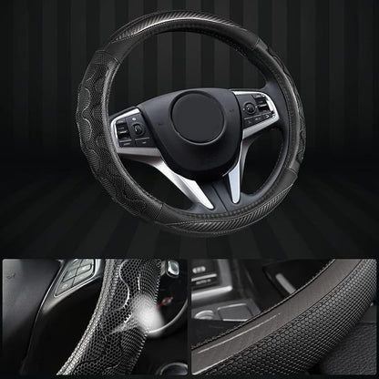 GIANT PANDA Steering Wheel Cover for Acura RDX and MDX, Car Steering Wheel Cover for Acura TLX and TL - Gray