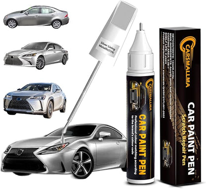 1J4 Silver Lining Metallic Car Touch Up Paint for Lexus, Color Accurate Car Paint Scratch Repair Pen Kit Quick & Easy Fix Vehicle Chips and Automotive Nicks Scuff