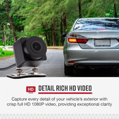 Cobra External-View Camera for SC Series Dash Cams, with Full HD Video, Flexible Mounting, Waterproof Design