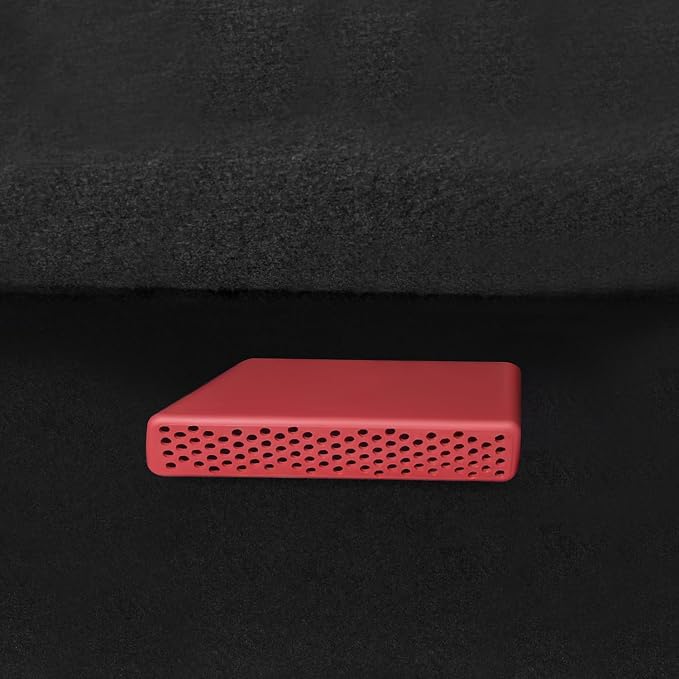 Temmis Car Under Seat Air Outlet Silicone Protection Cover for Toyota Highlander 2020-2025, Auto Interior Accessories Vent Protector Cap Set Accessory-Red