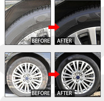 Wheel Cleaner Spray, Wheel and Tire Cleaner, Versatile and Powerful Rust Converter, Turn Filthy Wheels into Instant Shine and Lasting Protection (1, 2Pcs)
