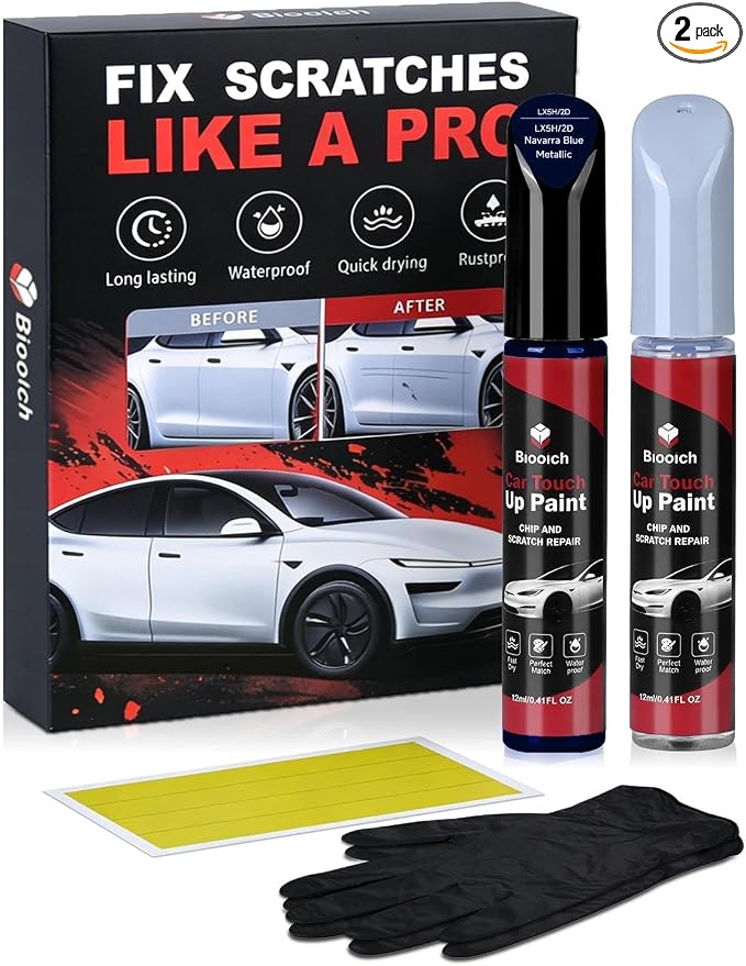 Navarra Blue Metallic LX5H/2D for Audi Touch Up Paint Kit[2K Clear Coat Included],Exact Color Match Touch Up Paint for Chip and Scratch