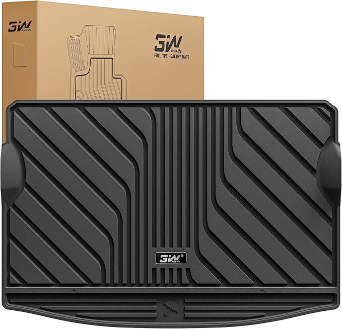 3W Cargo Liner Fit for 2024 2025 2026 Crosstrek/2024 2025 2026 Impreza, All Weather TPE Heavy Duty Trunk Liner Custom Fit for Crosstrek & Impreza Accessories (NOT for Hybrid)