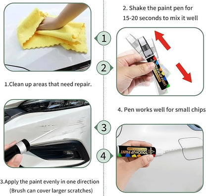Lakeshore Blue(GXP/WA136H) Touch Up Paint For Chevrolet Exact Match-Chips and Nicks 2 in 1 Car Paint Pen Scratch Rapair for Tahoe/Suburban/Blazer/Colorado/Trax/Chevy/Silverado/Equinox/Traverse