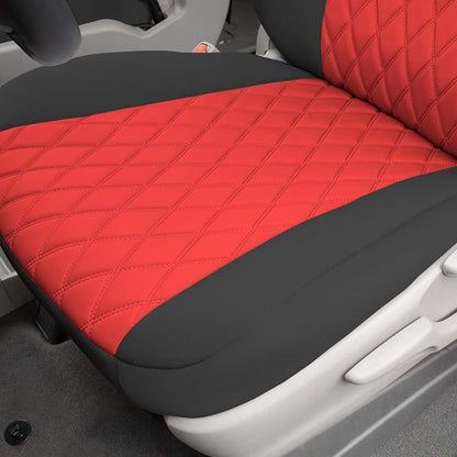 FH Group Custom Fit Car Seat Covers Specifically Made for 2011-2020 Toyota Sienna 7-8 Seater with Ultraflex Neoprene Water Resistant Automotive Seat Covers - Front Set Red