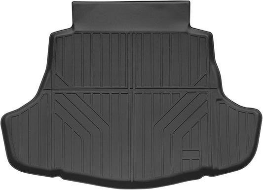 Auxko All Weather Cargo Mat Fit for Toyota Camry 2026 2025-2018 Include Hybrid LE/SE/XLE/XSE TPE Liner Camry Accessory All Season Guard Odorless Anti-Slip Cargo Liner Black