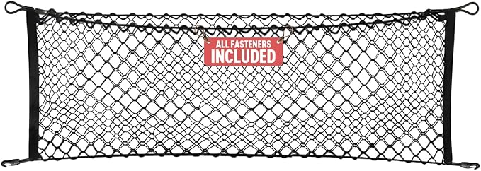 Envelope Style Automotive Elastic Trunk Mesh Cargo Net for Honda Passport EX L Elite 2019-2022- Premium Trunk Organizers and Storage - Luggage Net for SUV - Best Car Organizer Honda Passport