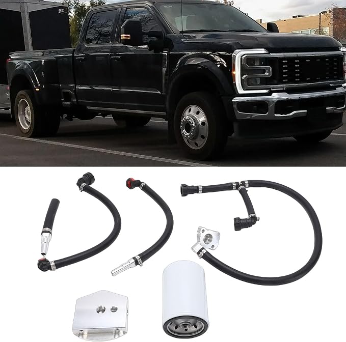 Acouto CP4 Disaster Prevention Bypass Kit 7031190 Replacement for F-450 F-550 Super Duty 2011-2025 6.7L Derv, with Aluminum Alloy Sealed Components