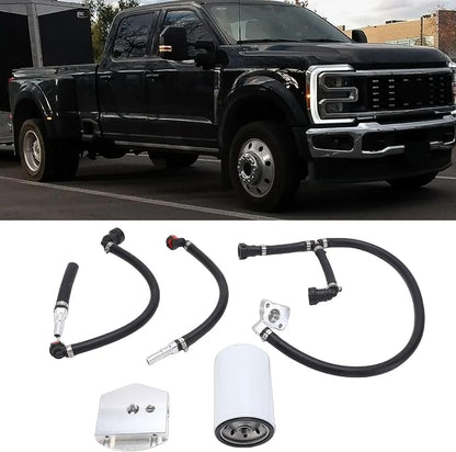 Acouto CP4 Disaster Prevention Bypass Kit 7031190 Replacement for F-450 F-550 Super Duty 2011-2025 6.7L Derv, with Aluminum Alloy Sealed Components