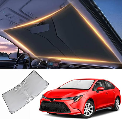 Windshield Sun Shade for Toyota Corolla Front Window Shades Cover for 2014-2025 2026 Corolla Windshield Sun Visor Protector Car Accessories