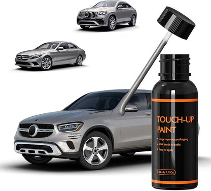 859 Mojave Silver Touch Up Paint for Mercedes Benz, DIY Car Paint Scratch Repair Kit, Automotive Paints, Quick & Easy Fix Scratch Repair for C/E/G/S/CLA/GLC/GLE/GLS/EQS/CLS/A/B/Maybach/AMG