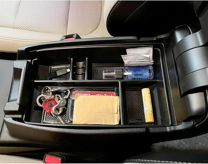 Center Console Organizer Interior Storage Box Fits for Ford Escape 2020 2021 2022 2023 2024 2025 2026 and 2021 2022 2023 2024 2025 2026 Bronco Sport Accessories