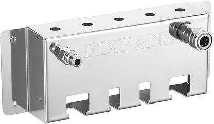FIXFANS Pressure Washer Foam Cannon Holder, Wall Mounted | Power Washer Gun Storage, 1/4" Quick Connect, Nozzle Tips & Wand Extension Kit Organizer, Car Wash Accessories Rack