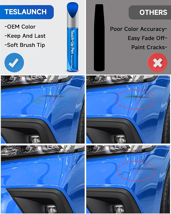 B-593M Aegean/Diffused Sky Blue Metallic Touch Up Paint Compatible with Honda Exact Match Touch Up Paint Car Scratch Repair